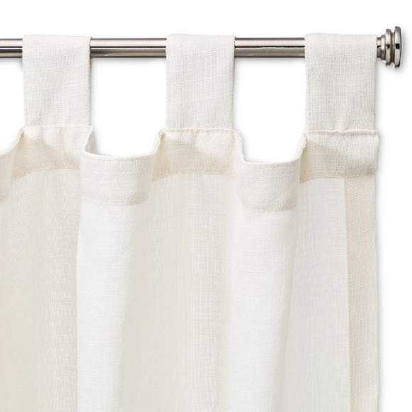 *SOLD* 2 Drapery Endcap Cafe Rods Room Essentials - Picture 2 of 5